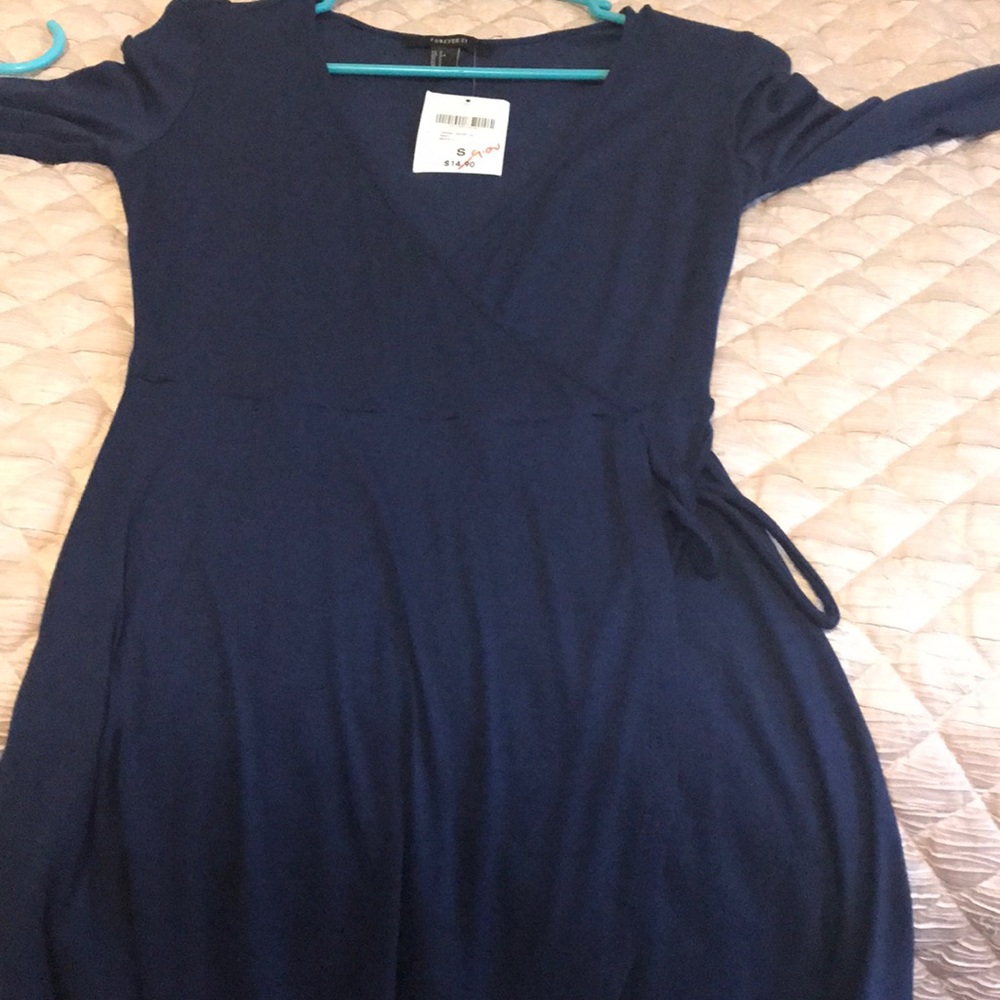 Navy Forever 21 Dress